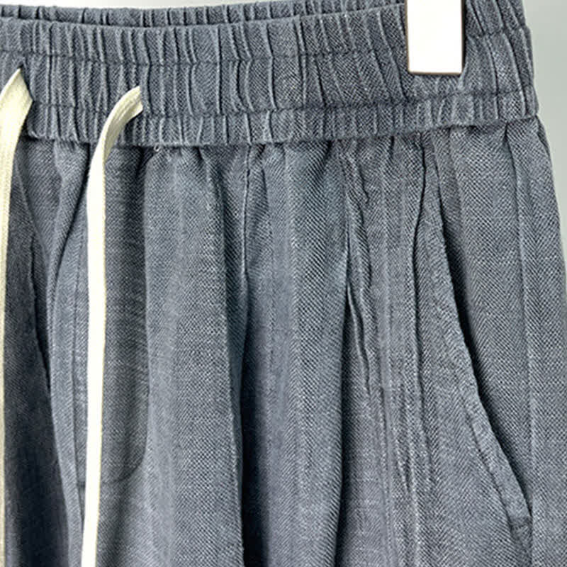 Buddha Stones Lässige Sommer-Shorts für Herren mit Kordelzug, elastischem Bund und Taschen - image 9