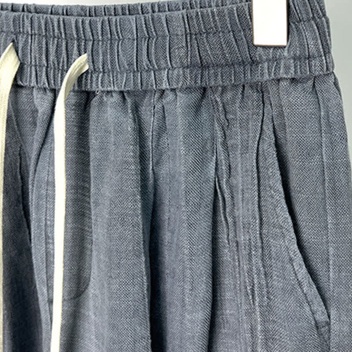 Buddha Stones Lässige Sommer-Shorts für Herren mit Kordelzug, elastischem Bund und Taschen - image 9