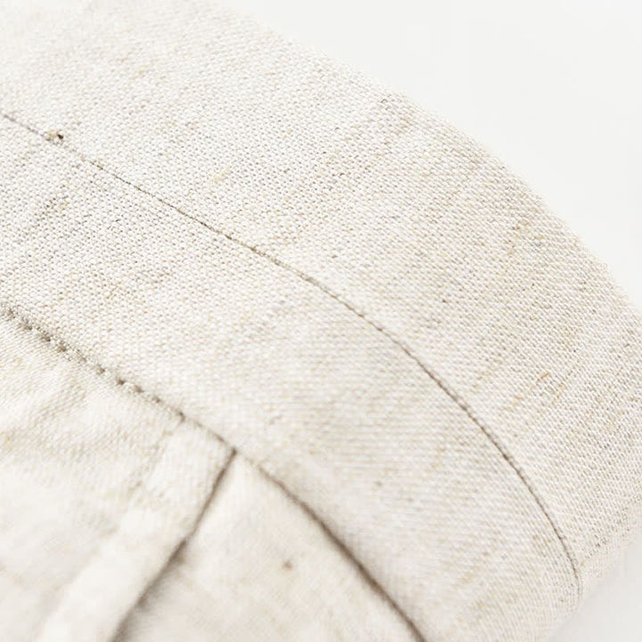 Buddha Stones Lässige, minimalistische Herren-Shorts aus Unifarben mit Knopfleiste, Reißverschluss und Taschen – perfekt für den Sommer - image 9