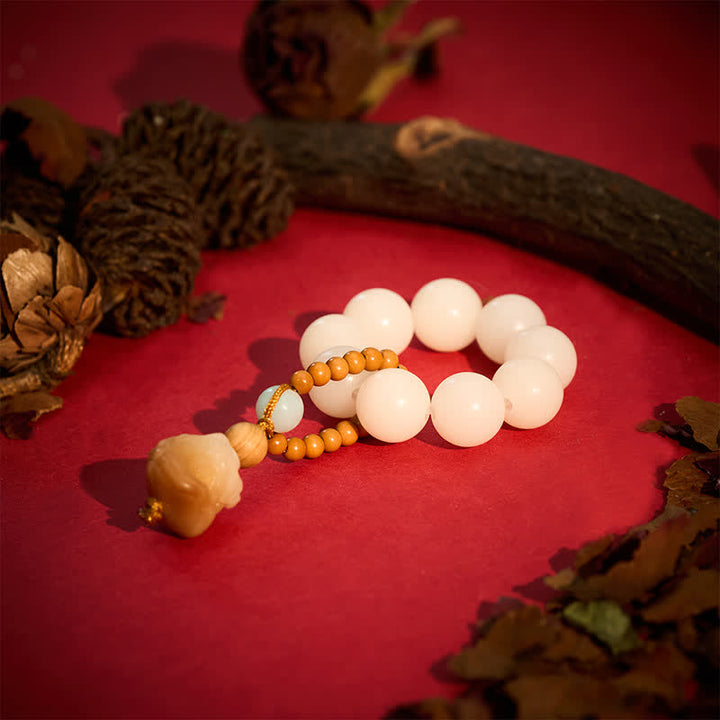 Buddha Stones Vajra-Samen-Anhänger aus gegrillter Holzkohle, Bodhi-Löwe, Stärke-Meditationsperlen, Dekorationen - image 8