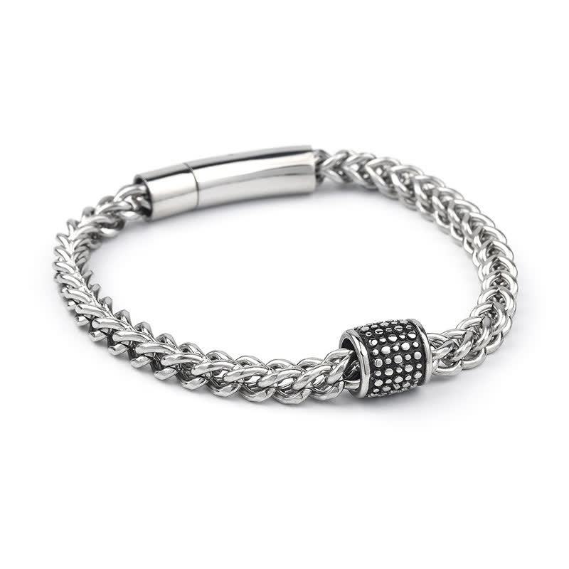 Buddha Stones Verstärktes Armband aus geflochtenem Titanstahl - image 3