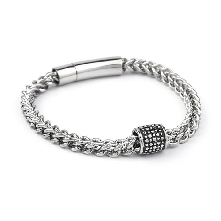 Buddha Stones Verstärktes Armband aus geflochtenem Titanstahl - image 3