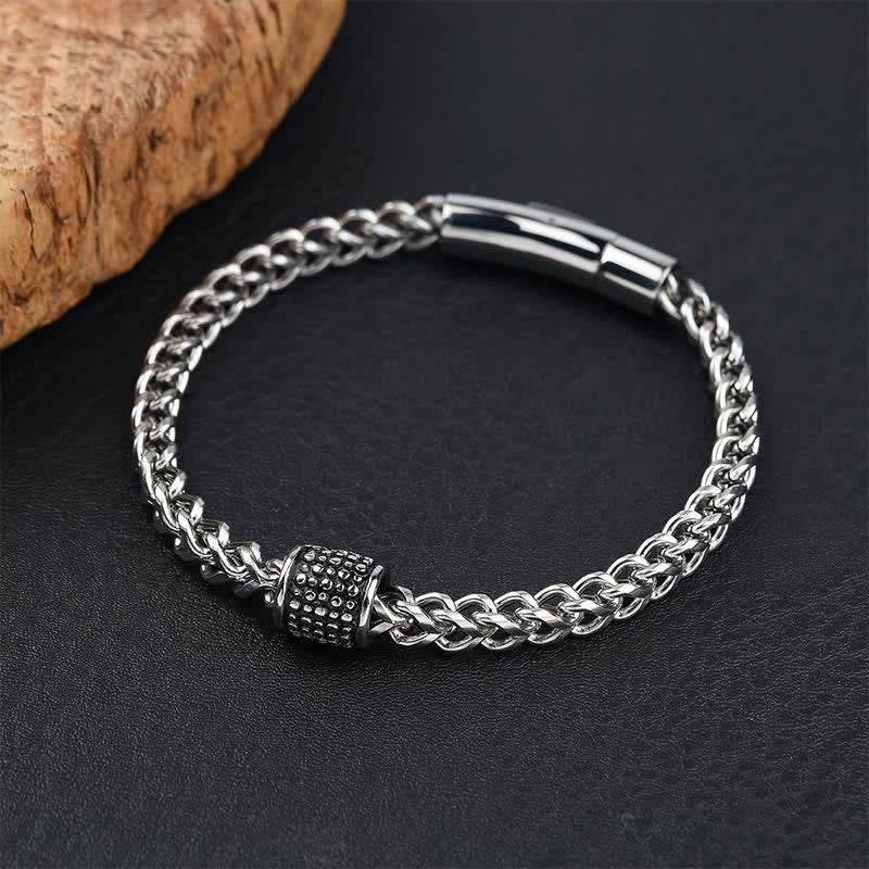 Buddha Stones Verstärktes Armband aus geflochtenem Titanstahl - image 2