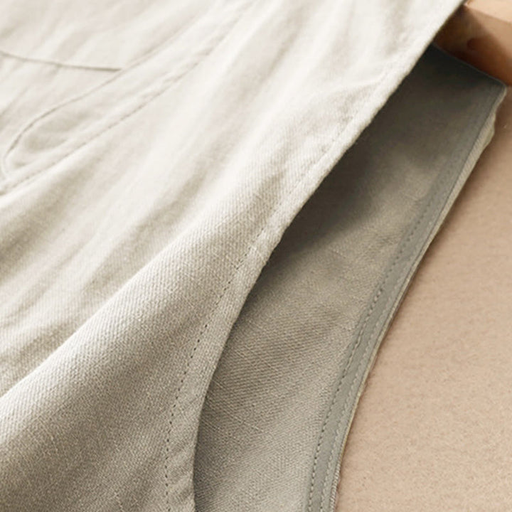 Buddha Stones Lässiges, minimalistisches Tanktop mit V-Ausschnitt und Knopfleiste für Damen – ärmellos - image 8