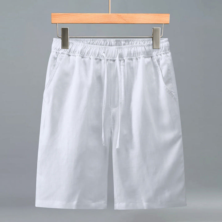 Buddha Stones Lässige, minimalistische Herren-Shorts mit Kordelzug und Tasche für den Sommer. - Weiß - US/ UK/AU42, EU52 (3XL) - image 15