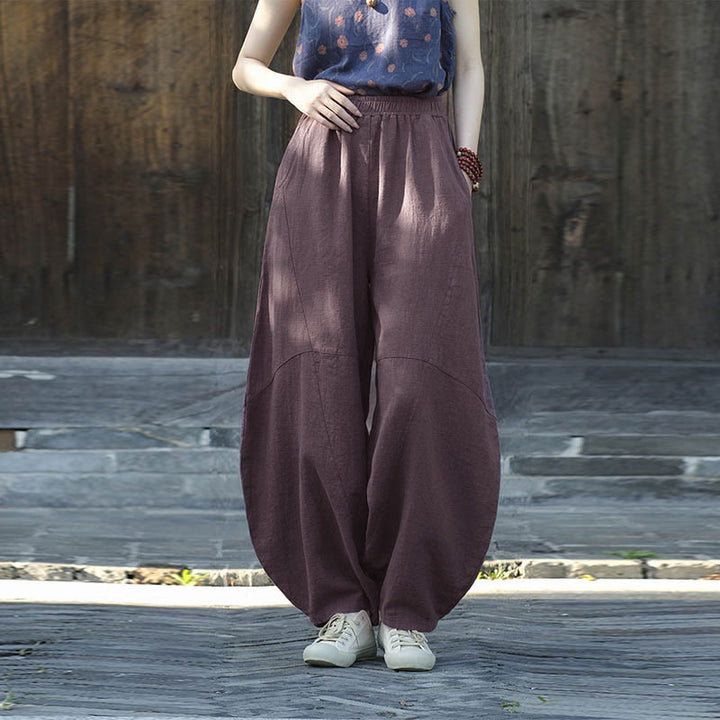Buddha Stones Hose, Haremshose, lockere Zen-Yoga-Tai-Chi-Damenhose - image 7