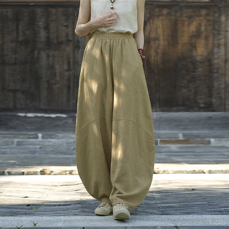 Buddha Stones Hose, Haremshose, lockere Zen-Yoga-Tai-Chi-Damenhose - image 10