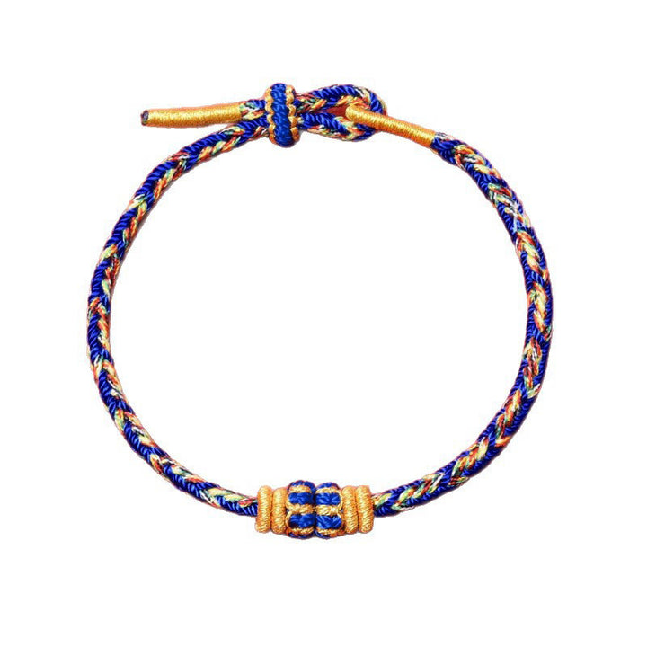 Buddha Stones Handgewebtes Armband mit Koi-Fisch-Glückssymbol - image 19