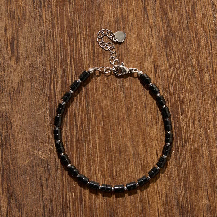 Buddha Stones Armband aus Amethyst, Tigerauge, Rosenquarz, Blauem Fleckenjaspis und schwarzem Obsidian - image 21