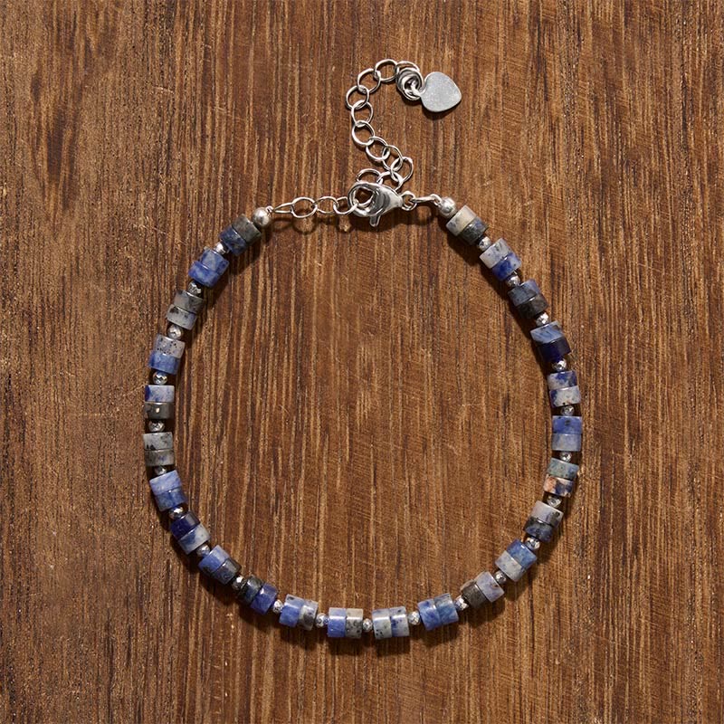 Buddha Stones Armband aus Amethyst, Tigerauge, Rosenquarz, Blauem Fleckenjaspis und schwarzem Obsidian - image 16