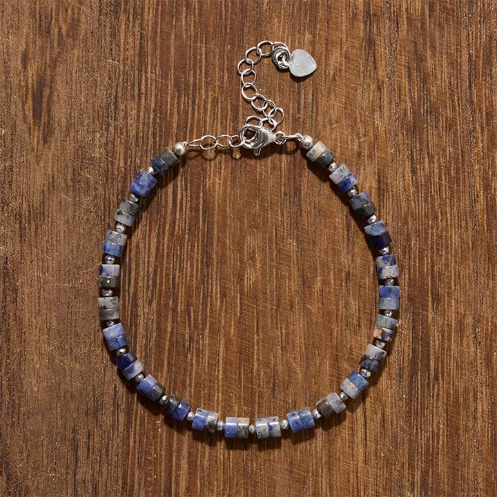 Buddha Stones Armband aus Amethyst, Tigerauge, Rosenquarz, Blauem Fleckenjaspis und schwarzem Obsidian - image 16