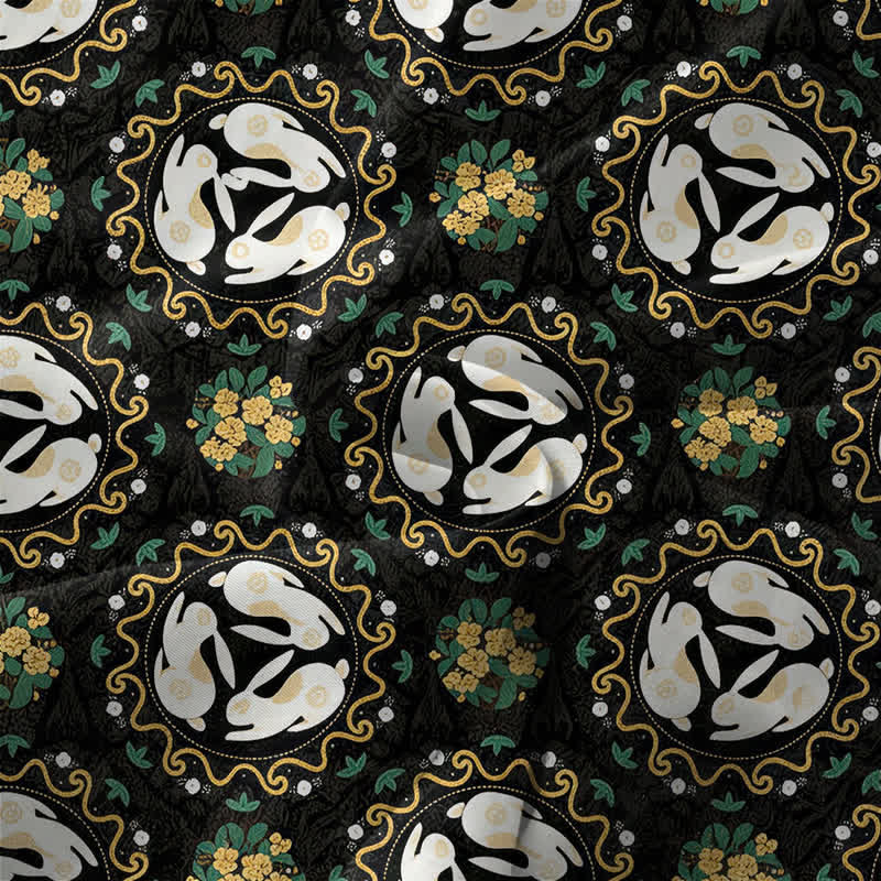 Buddha Stones Sommerliches, lässiges Vintage-Sommerkleid für Damen mit floralem Medaillon- und Blättermuster, ärmellos, Midi-Länge und Taschen - image 1