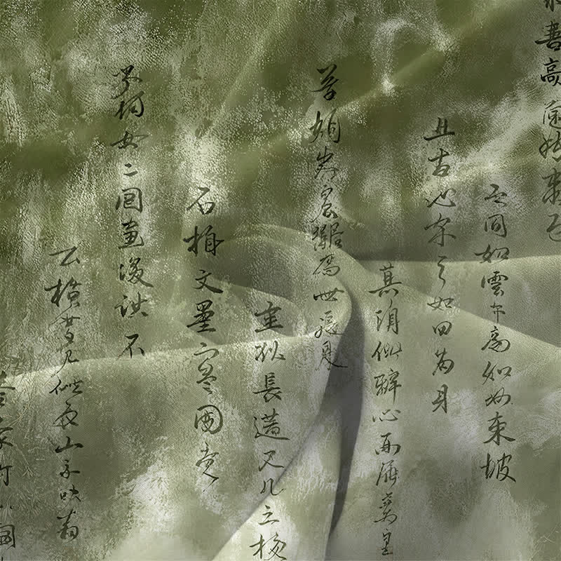 Buddha Stones Sommerliches, lässiges, ärmelloses Midikleid für Damen mit Taschen und Bambus-Landschaftsmuster - image 3