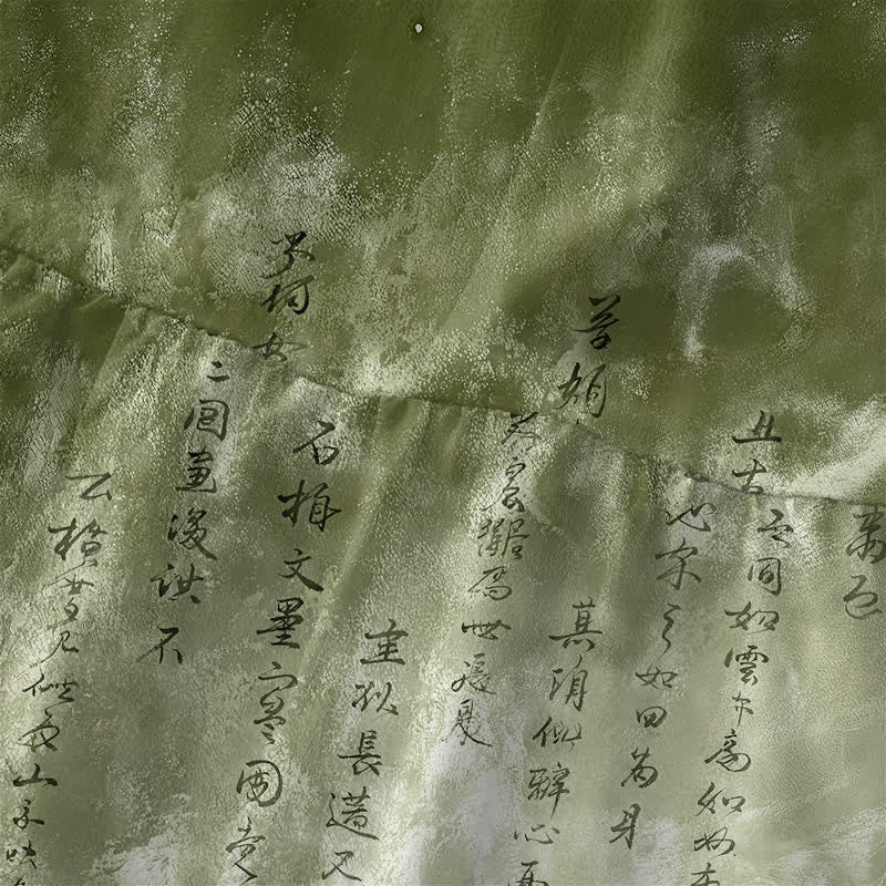 Buddha Stones Sommerliches, lässiges, ärmelloses Midikleid für Damen mit Taschen und Bambus-Landschaftsmuster - image 1