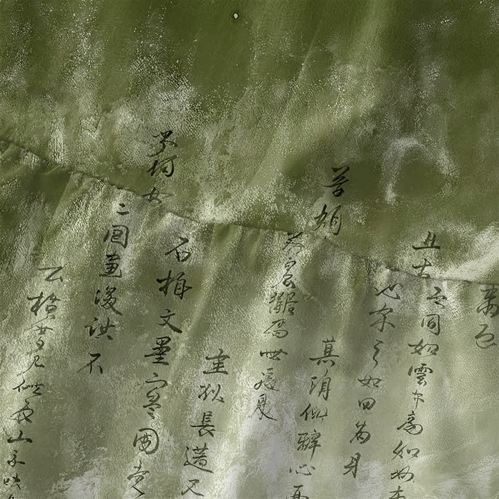 Buddha Stones Sommerliches, lässiges, ärmelloses Midikleid für Damen mit Taschen und Bambus-Landschaftsmuster - image 1
