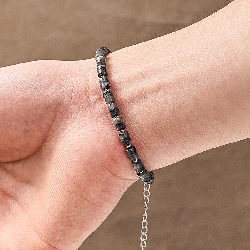 Buddha Stones Armband aus Amethyst, Tigerauge, Rosenquarz, Blauem Fleckenjaspis und schwarzem Obsidian - image 38