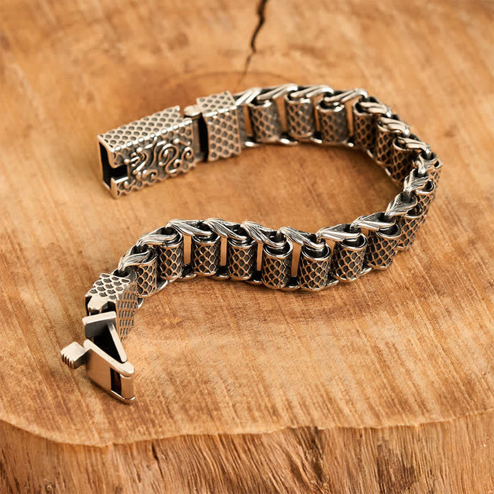 Buddha Stones Kupfernes Drachenketten-Armband - image 3