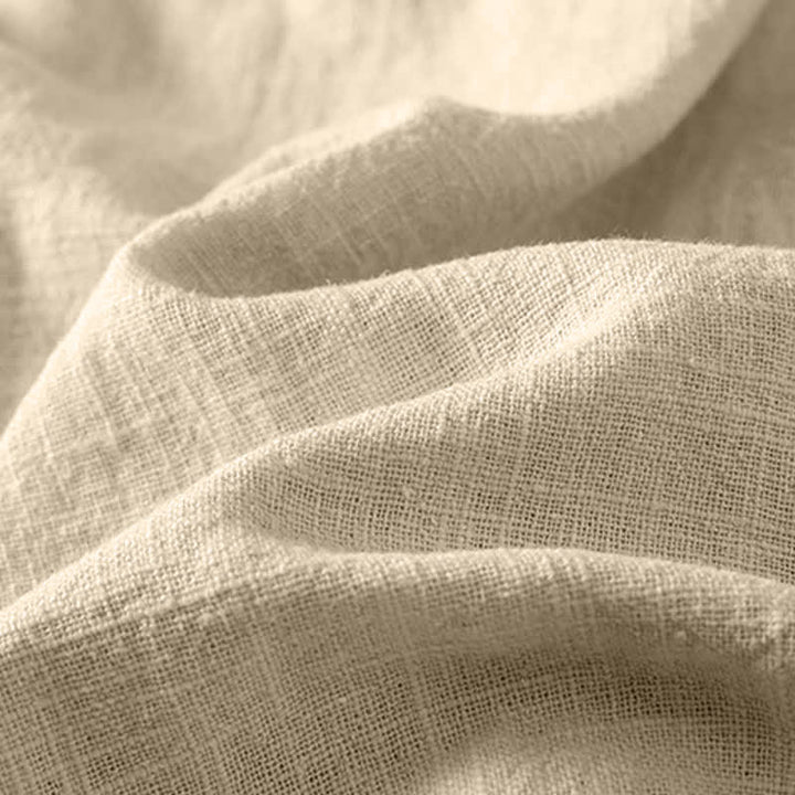 Buddha Stones Sommerliche Tang Style Vintage Damen Kurzarmhemden mit Froschknopfleiste, Rundhalsausschnitt und Kontrastdetails - image 22