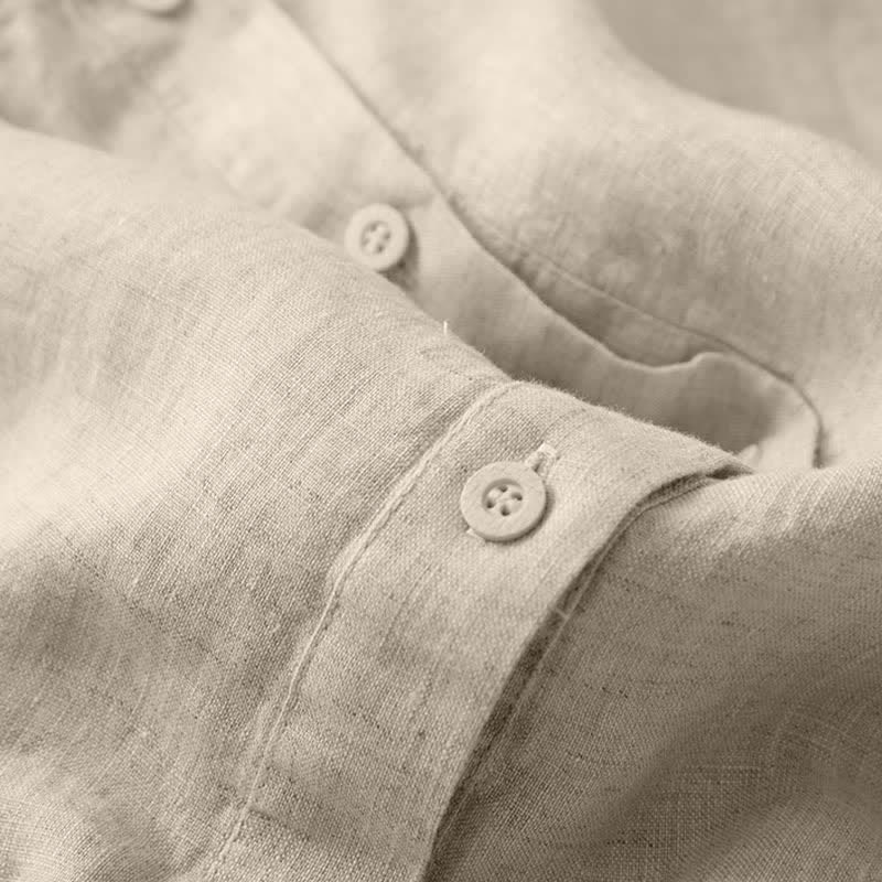 Buddha Stones Lässiges, ärmelloses Vintage-Tanktop mit geometrischem Muster, hohlem Saum, Knöpfen am Rücken und aufgesetzter Tasche für Damen. - image 33
