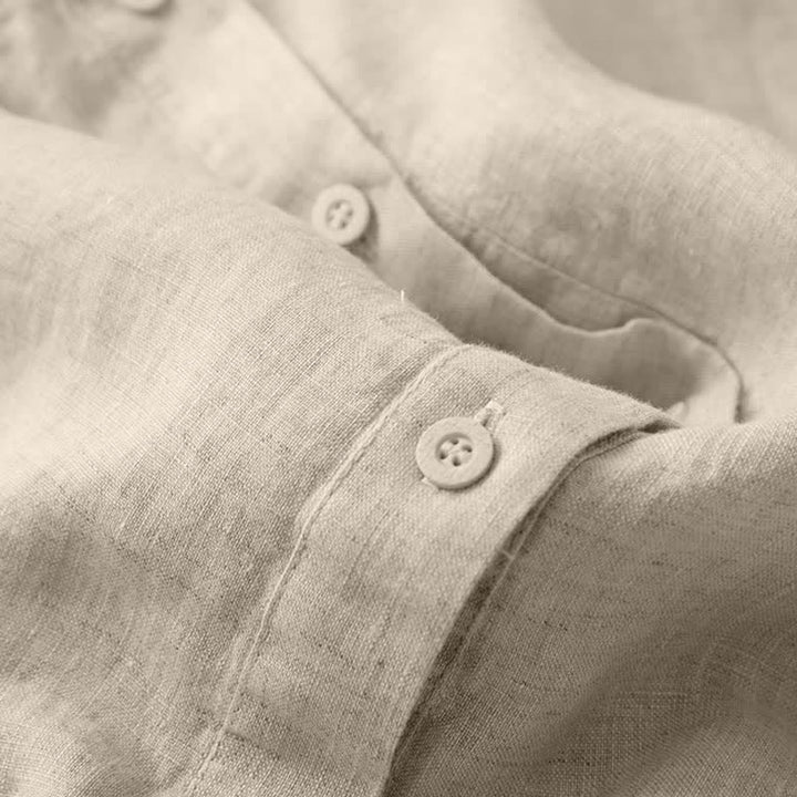 Buddha Stones Lässiges, ärmelloses Vintage-Tanktop mit geometrischem Muster, hohlem Saum, Knöpfen am Rücken und aufgesetzter Tasche für Damen. - image 33