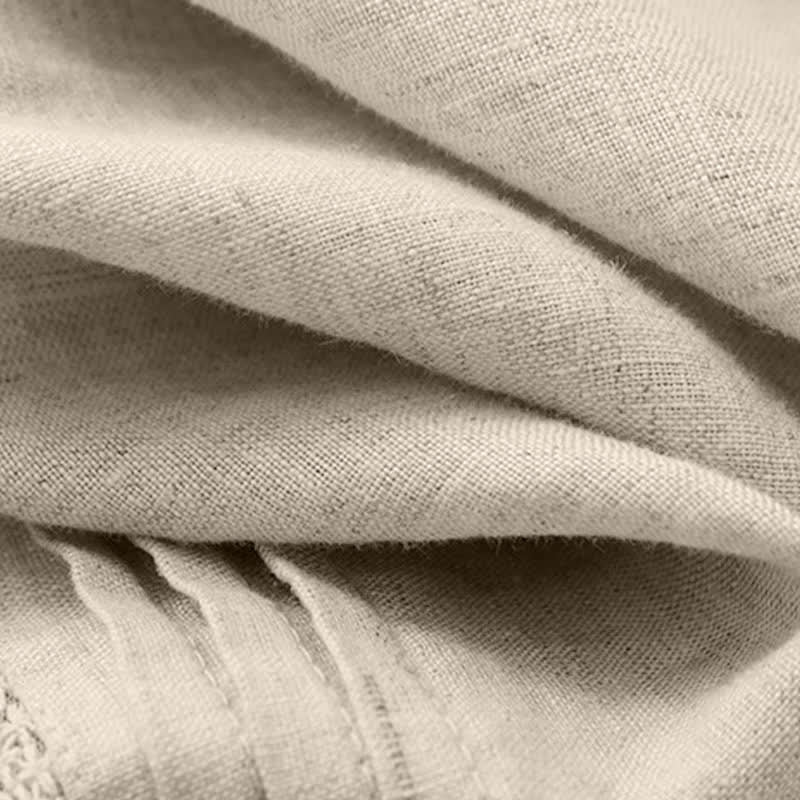 Buddha Stones Lässiges, ärmelloses Vintage-Tanktop mit geometrischem Muster, hohlem Saum, Knöpfen am Rücken und aufgesetzter Tasche für Damen. - image 38
