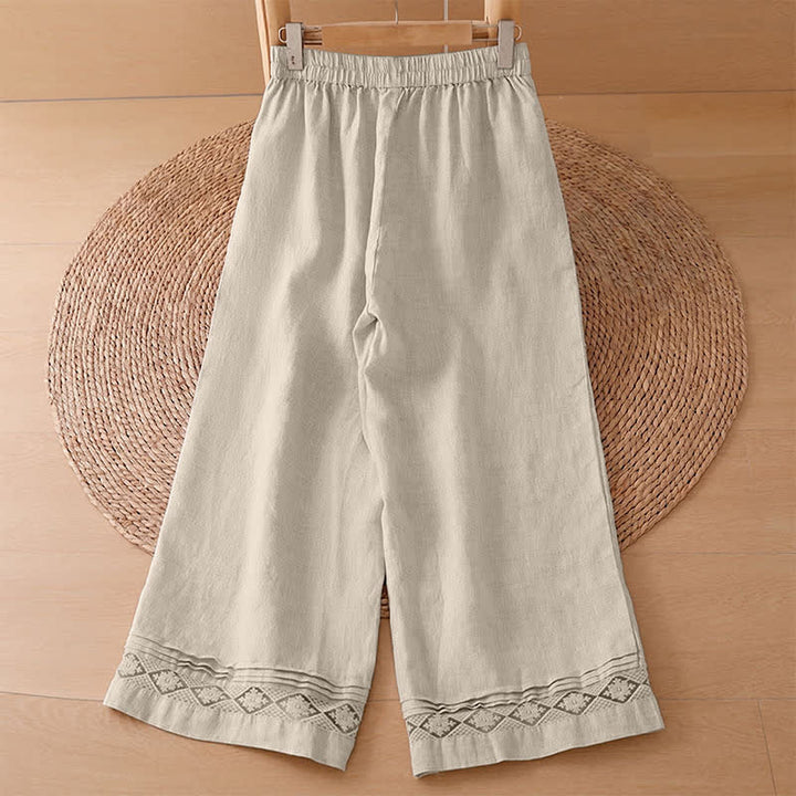 Buddha Stones Lässiges, ärmelloses Vintage-Tanktop mit geometrischem Muster, hohlem Saum, Knöpfen am Rücken und aufgesetzter Tasche für Damen. - image 40