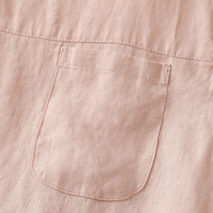 Buddha Stones Sommerliche, lässige, minimalistische, geometrische Hose mit hohlem Saum und weitem Bein für Damen mit Taschen - image 27
