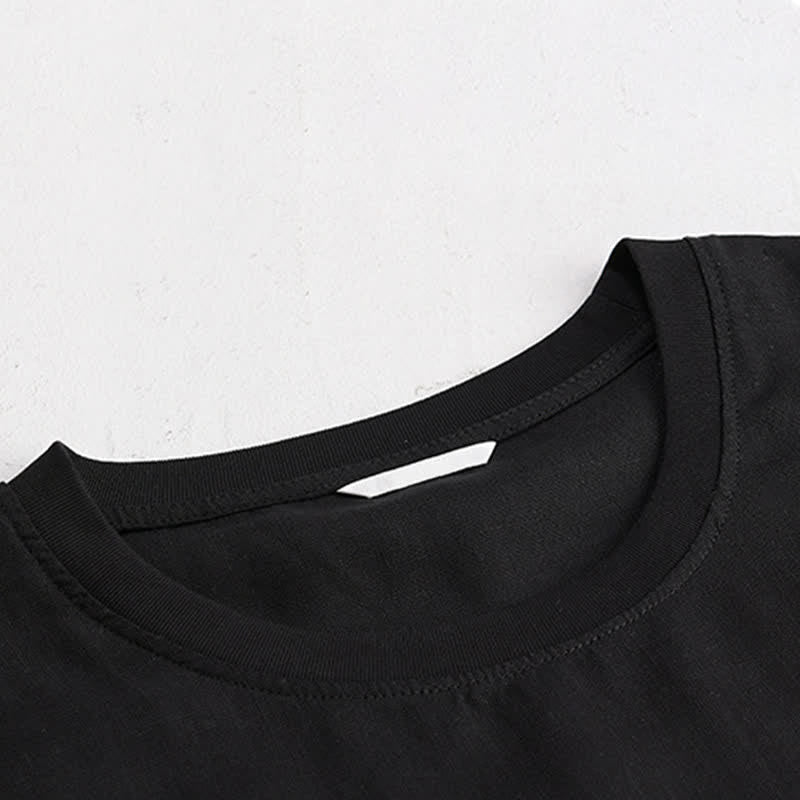 Buddha Stones Lässiges, minimalistisches Kurzarm-T-Shirt für Herren mit aufgesetzter Tasche für den Sommer. - image 7