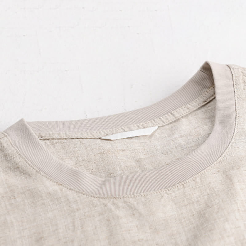 Buddha Stones Lässiges, minimalistisches Kurzarm-T-Shirt für Herren mit aufgesetzter Tasche für den Sommer. - image 2