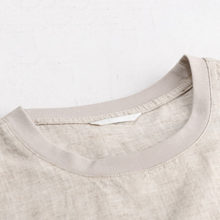 Buddha Stones Lässiges, minimalistisches Kurzarm-T-Shirt für Herren mit aufgesetzter Tasche für den Sommer. - image 2