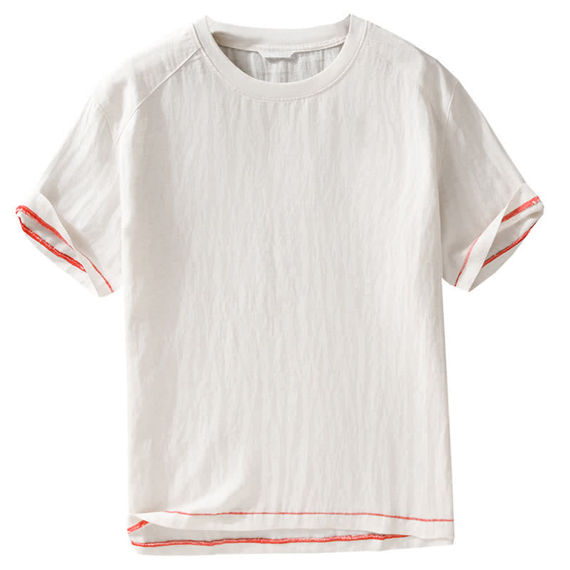 Buddha Stones Lässige, sommerliche Herren-T-Shirts im Vintage-Look mit kurzen Ärmeln - image 10