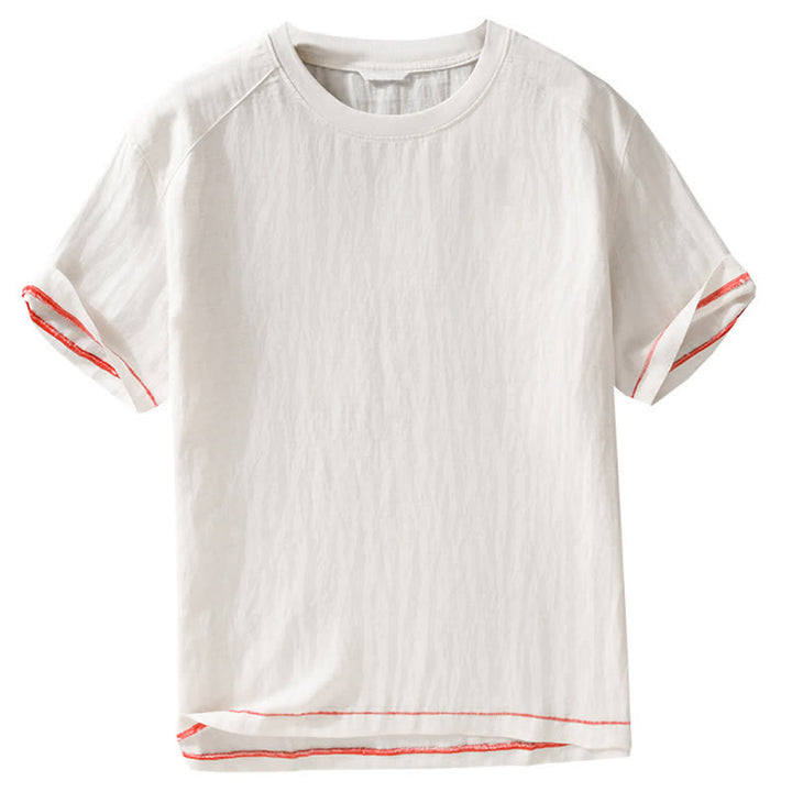 Buddha Stones Lässige, sommerliche Herren-T-Shirts im Vintage-Look mit kurzen Ärmeln - image 10