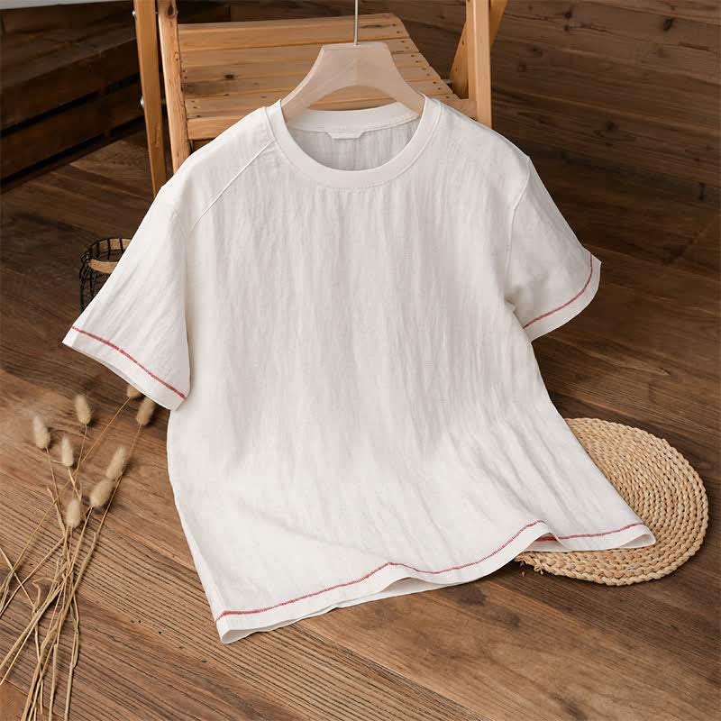 Buddha Stones Lässige, sommerliche Herren-T-Shirts im Vintage-Look mit kurzen Ärmeln - Weiß - US/UK/AU42, EU52 (3XL) - image 9