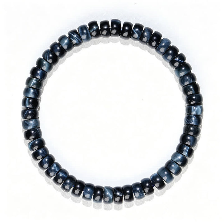 Buddha Stones Armband aus blauen Tigeraugen-Perlen - image 7