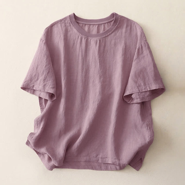 Buddha Stones , schlichtes Design mit Rundhalsausschnitt, Kurzarm-T-Shirt aus Polyester für Damen - Distel - US14, UK/AU18, EU46 (2XL) - image 20