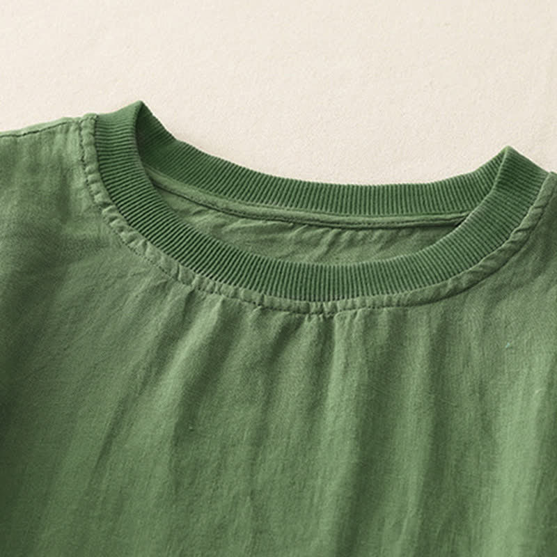 Buddha Stones -T-Shirt mit schlichtem Rundhalsausschnitt und kurzen Ärmeln für Damen - image 17