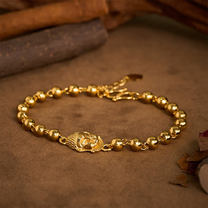 Buddha Stones Kupfernes Buddha-Perlen-Armband der Gelassenheit - image 1