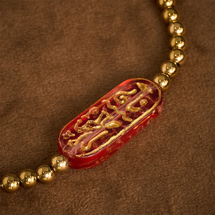Buddha Stones Titanstahl Liuli Om Mani Padme Hum Stimulationsarmband - image 12