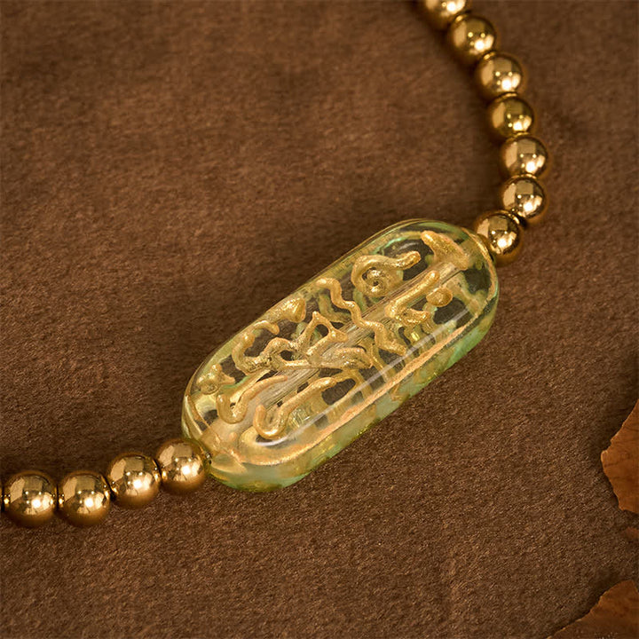 Buddha Stones Titanstahl Liuli Om Mani Padme Hum Stimulationsarmband - image 17