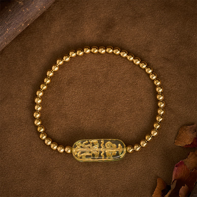 Buddha Stones Titanstahl Liuli Om Mani Padme Hum Stimulationsarmband - image 15