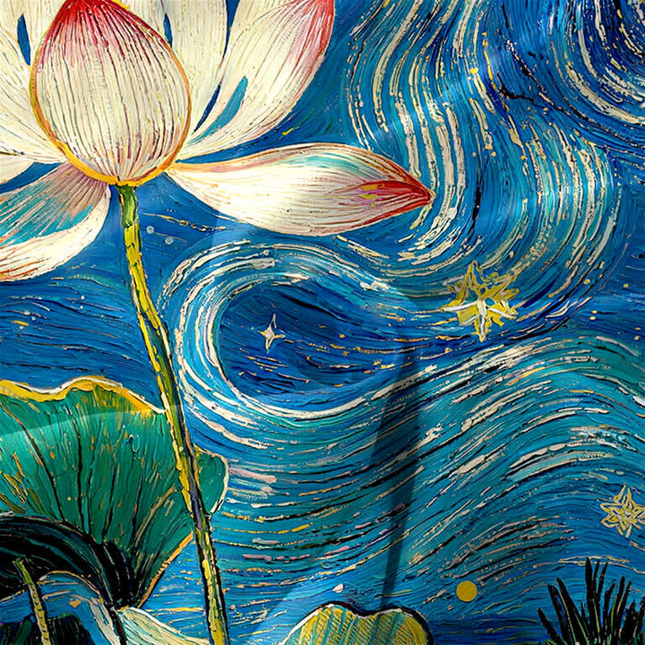 Buddha Stones Lässiges, sommerliches, ärmelloses Midikleid für Damen mit Lotus-Wirbelmuster und Taschen - image 3