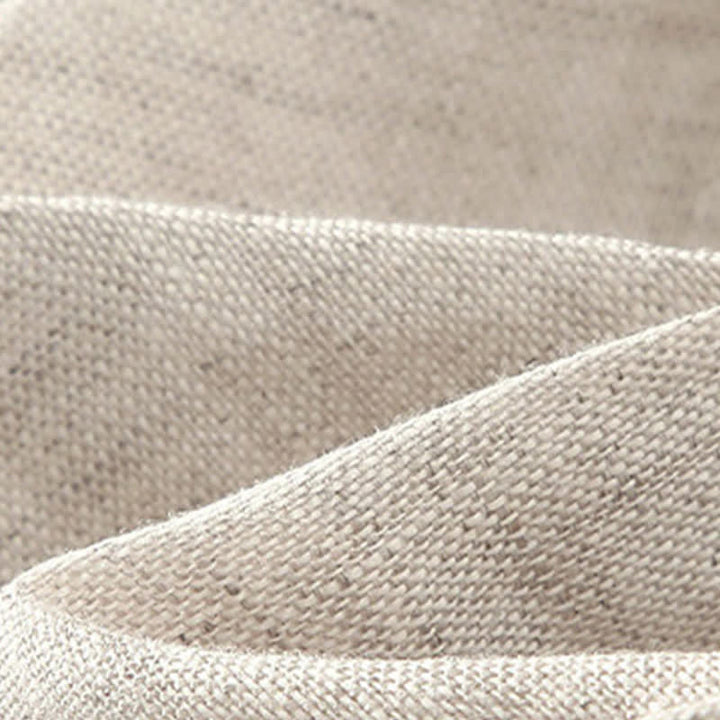 Buddha Stones Lässiges, sommerliches Kurzarmhemd aus einfarbigem Leinen mit Knopfleiste und aufgesetzter Tasche für Herren. - image 8