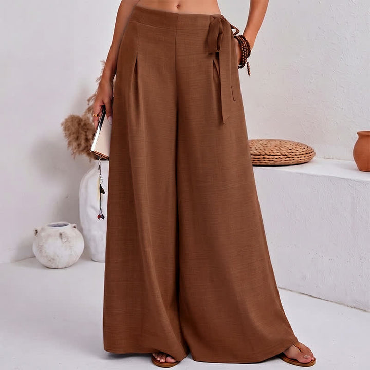 Buddha Stones Frühlings-Freizeithose im Retro-Stil mit Kordelzug, weitem Bein und Taschen - Dunkelgoldenrod - US14, UK/AU18, EU46 (2XL) - image 12