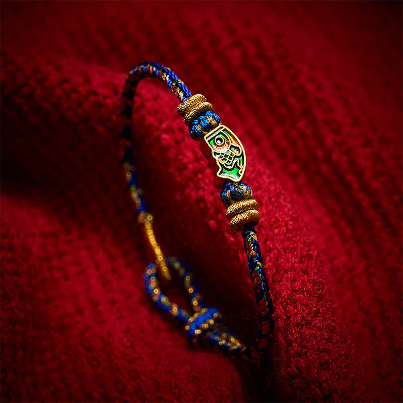 Buddha Stones Handgewebtes Armband aus Koi-Fisch-Seil - image 18