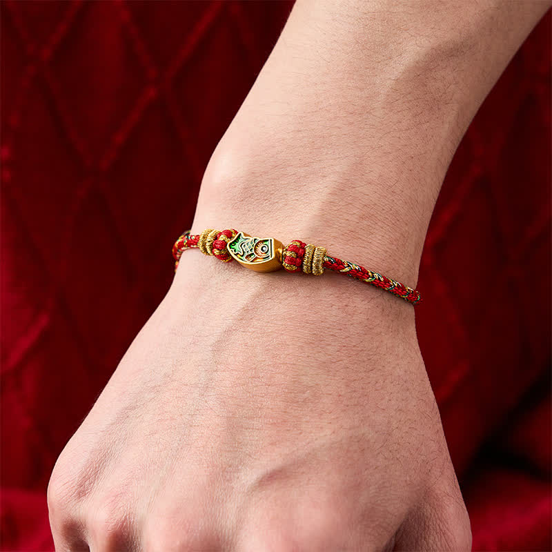 Buddha Stones Handgewebtes Armband aus Koi-Fisch-Seil - image 14