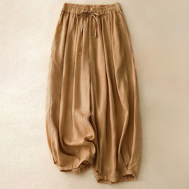 Buddha Stones Sommer-Caprihose mit elastischem Bund und Taschen - Peru - US 8-10, UK/AU 12-14, EU 40-42 (2XL) - image 22