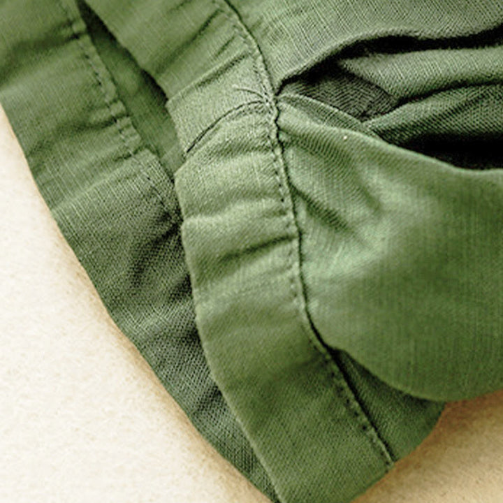 Buddha Stones Sommer-Caprihose mit elastischem Bund und Taschen - image 30