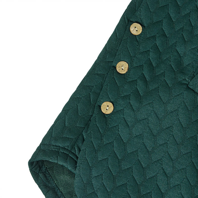 Buddha Stones ​​Herbstweizenährenmuster Damen-Langarmmantel mit Kapuze und Taschen - image 12