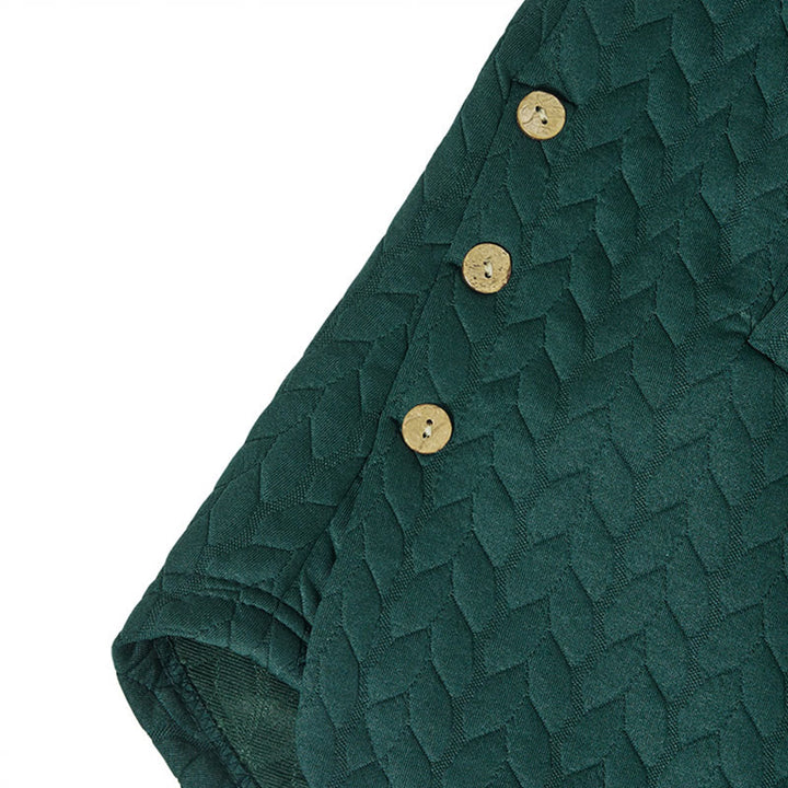 Buddha Stones ​​Herbstweizenährenmuster Damen-Langarmmantel mit Kapuze und Taschen - image 12