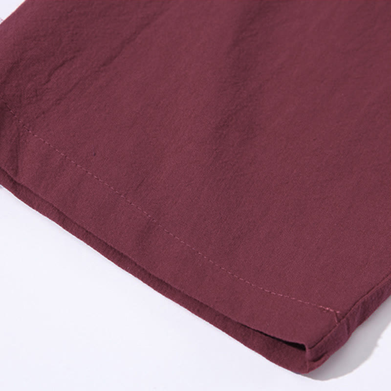 Buddha Stones , einfarbige, geschnürte Dreiviertelarm-Jacke mit offener Vorderseite, Herrenkimono - image 13